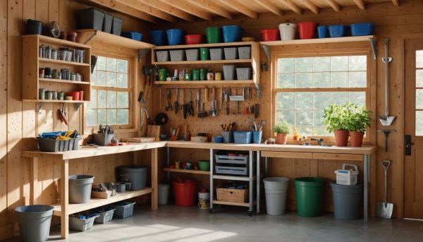 Comment organiser son abri de jardin de manière optimale